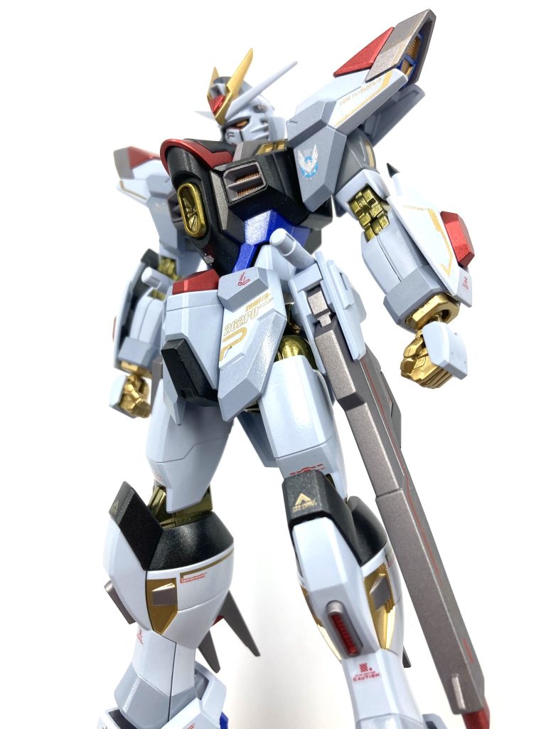 HGマイティーストライクフリーダム メッキ風塗装–2枚目/制作者:@machi_5oooo