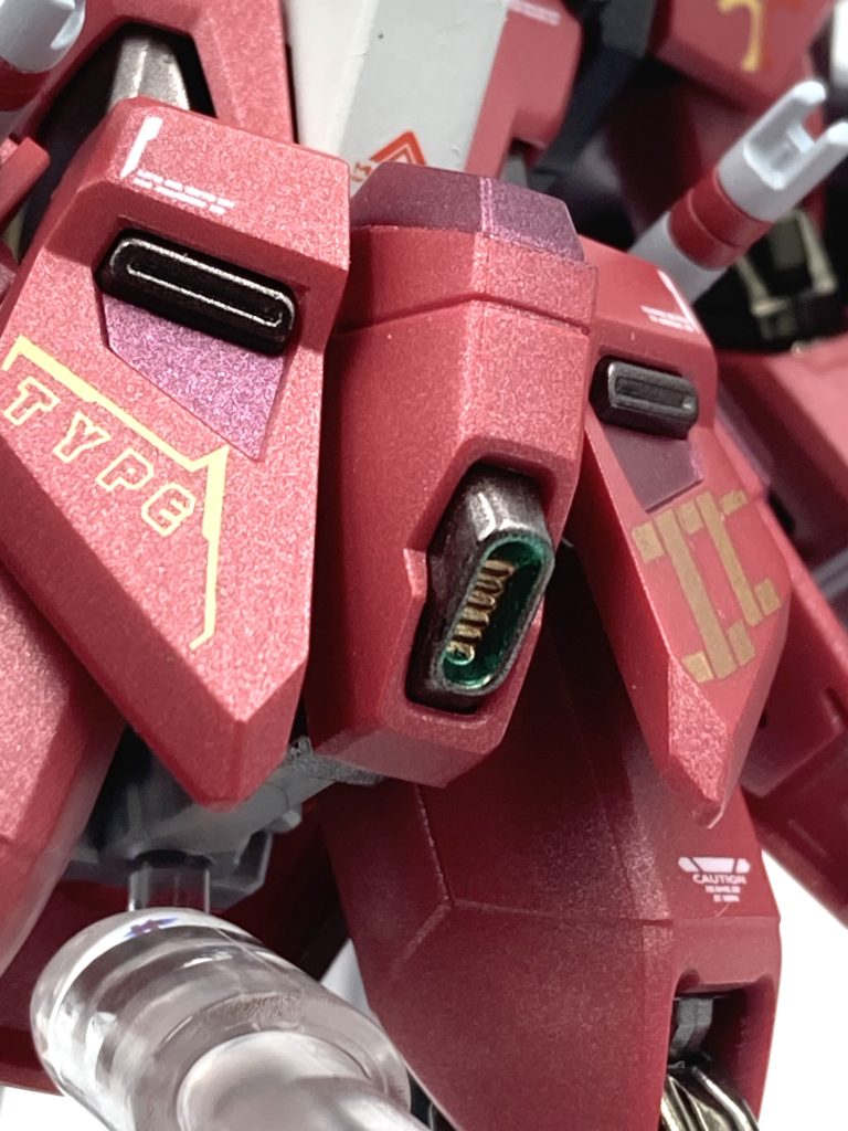 HGインジャ弐式 メッキ風塗装–5枚目/制作者：@machi_5oooo