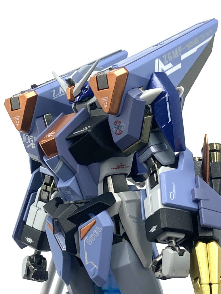HGデュエルブリッツ メッキ風塗装–4枚目/制作者：@machi_5oooo