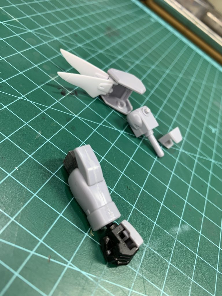 合わせ目消しと後ハメ加工