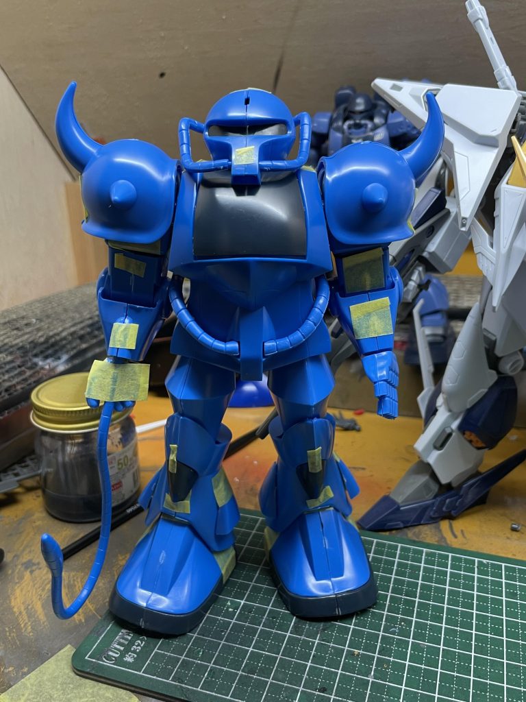 スタート時の仮組みの姿、、、この時点で、、しばらく悩んでおりました。。 「思ってたんと違う、、、」みたいな、、