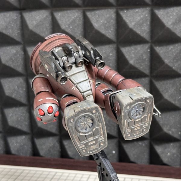 HGUCアッガイ　水中ジェットパック装備