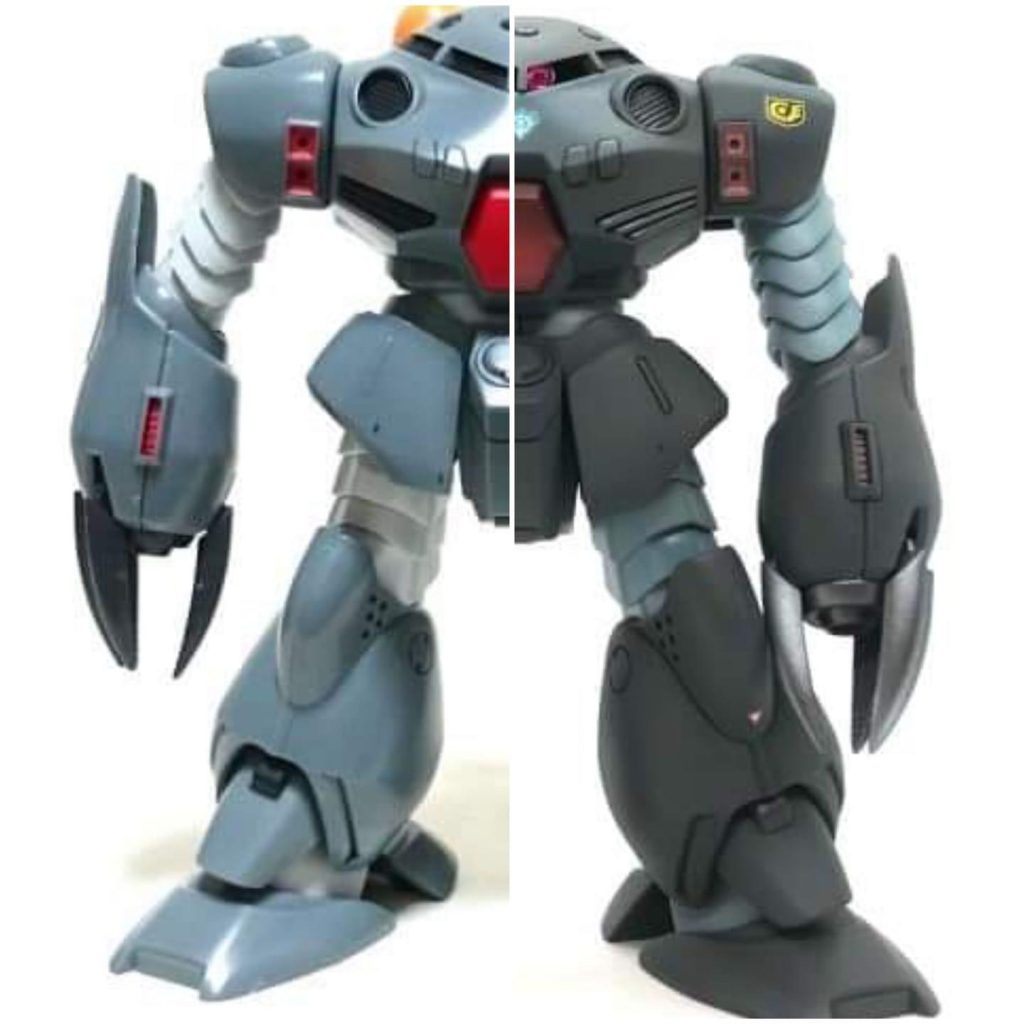 うん…  なんだろう?  この 違和感🤔???たぶん、キットは腰の位置が高いんですよ🤔いわゆる“曙体型”… それが違和感の原因なのではないかと。と、いうことで、脚を縮めて腕を伸ばしてあります。これで水泳部 独特の“異形感”が出てるのではないでしょうか?