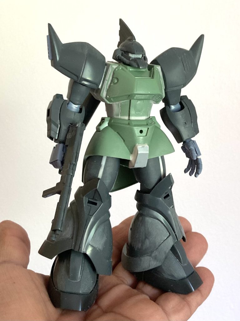 毎度、行き当たりばったりですが、なんとなくゲルググもコツがつかめてきました😌