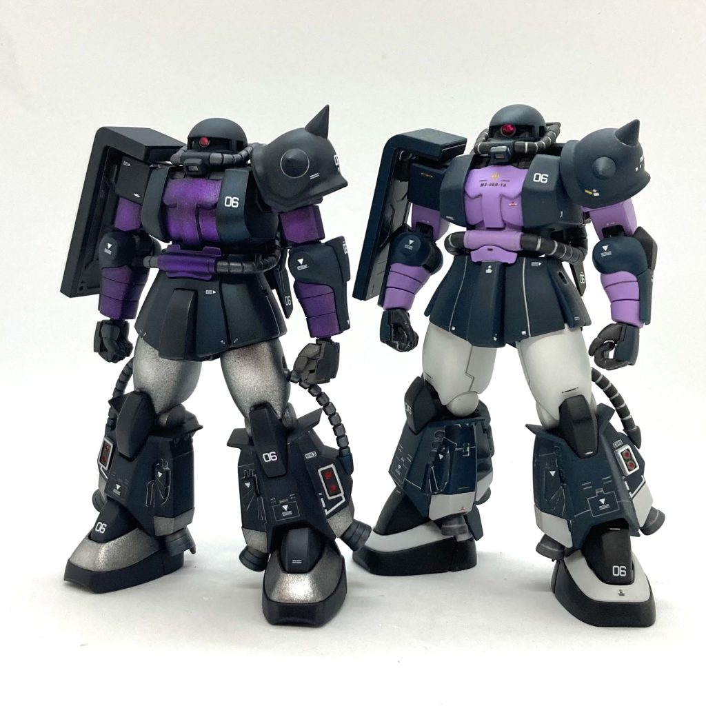とっても個人的な話なんですが この作品、本当は“HG 1/144 理想の高機動型ザクⅡ”を目指してたんですよ。でも“理想の〜”というなら以前作った“リバイブ版 高機動型ザクⅡ”のほうが より理想に近かったので、あえて“理想の”シリーズには入れませんでした😅https://gumpla.jp/hg/1624747