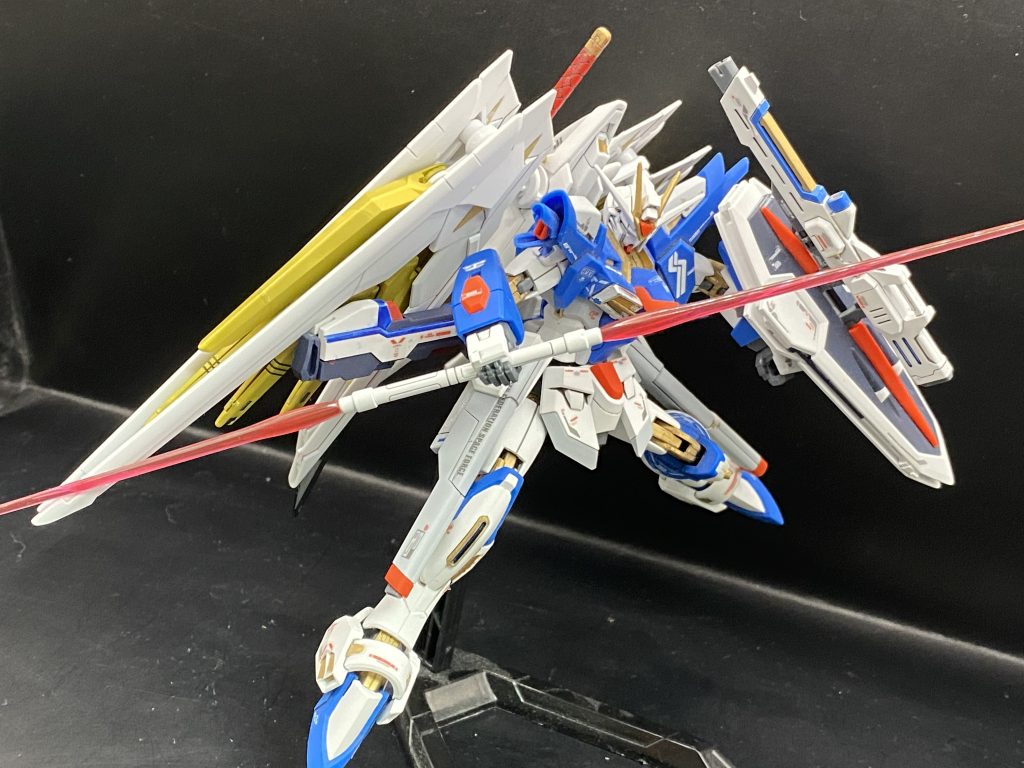 ビームサーベル アクータラケルタのアンビテクストラスハルバート形態!フリーダムのビームサーベルといえばやっぱりこれですね。