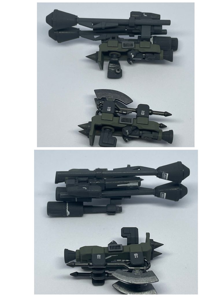 武装はこれが全てです。毒ガス弾を撃ち込むまでが任務です。その後はヒートホークのみで突破し、帰還します。