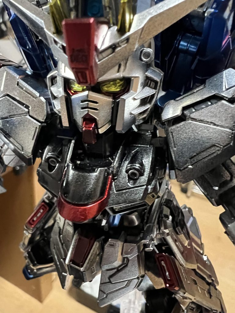MGSDフリーダムガンダム　キャンディ塗装–3枚目/制作者：まるでダメなオッサン