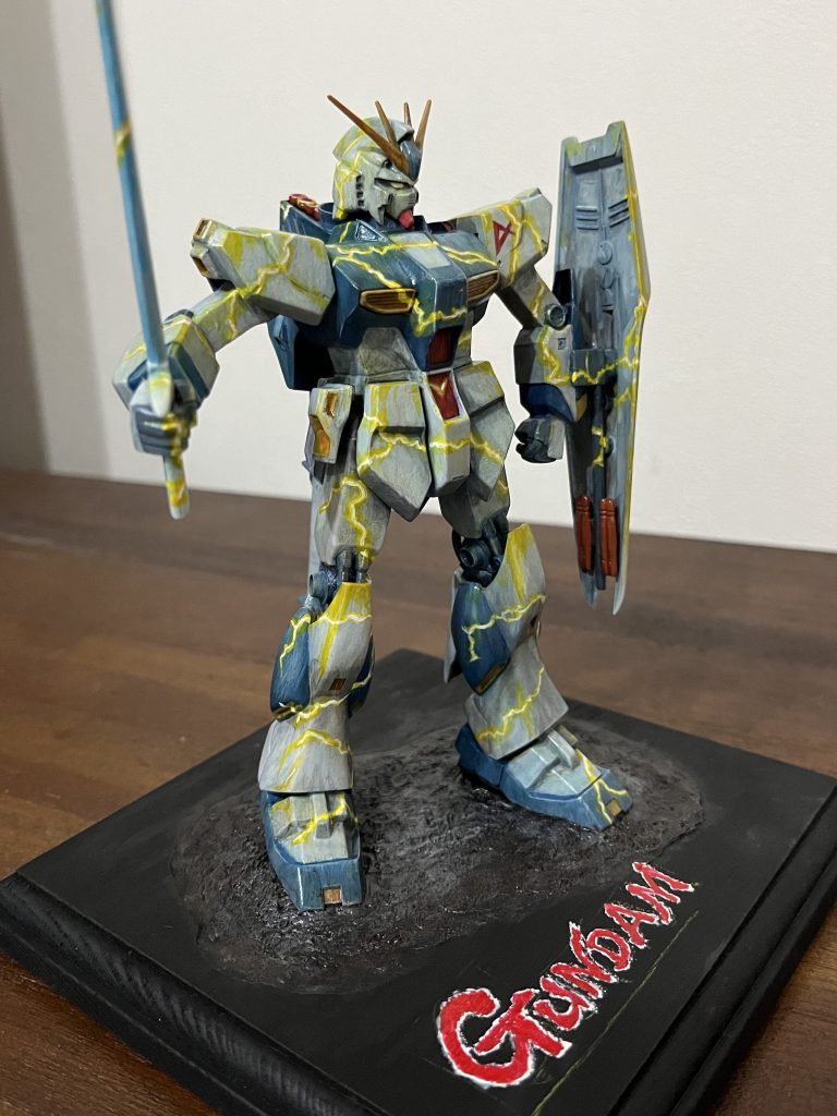 ポスター風νガンダム–4枚目/制作者:@BottomLance