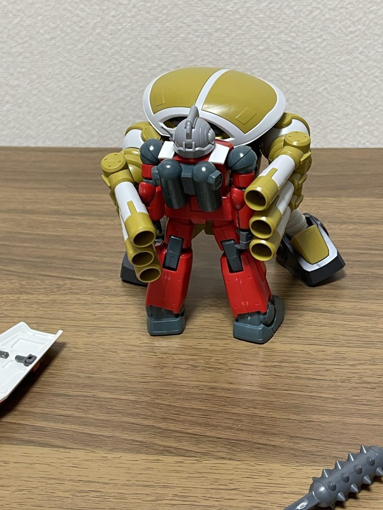 スタンアンカーをタンクさんに固定完了。スタンアンカー回収にてタンクさんもホールド。しかしここからどうしようというのか。