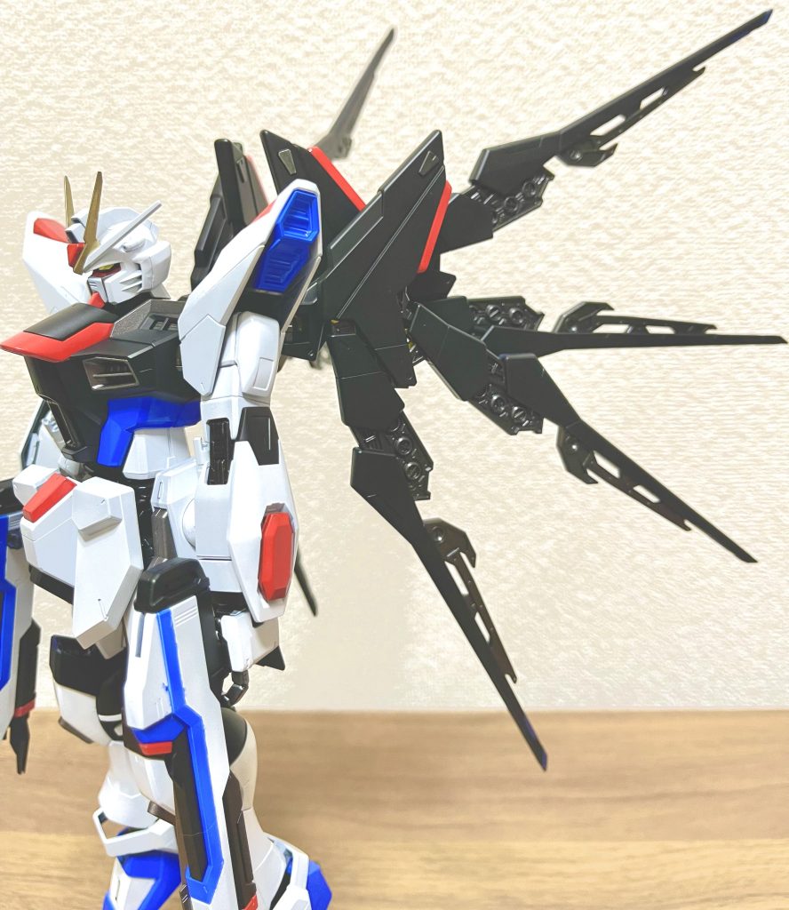 スーパードラグーンを外した状態。ここに使用されてたゴールドのフレームも黒鉄色で塗装してます。