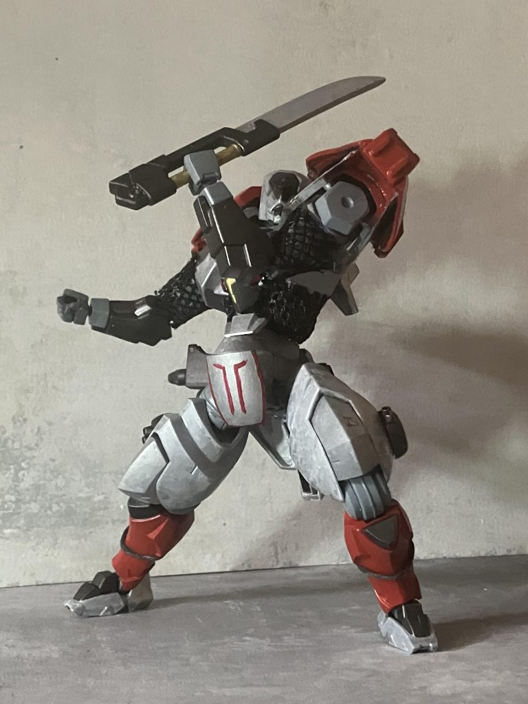 と言うわけで、今回は百錬を忍者戦士の世界に落とし込んでみた感じですアニメ自体は、マイナーだと思うので知っている方は少ないかも知れませんがσ(^_^;)ずっと百錬見たときから忍者ぽいなと思っていたので子供の頃に好きだった飛影に似せようとなりました