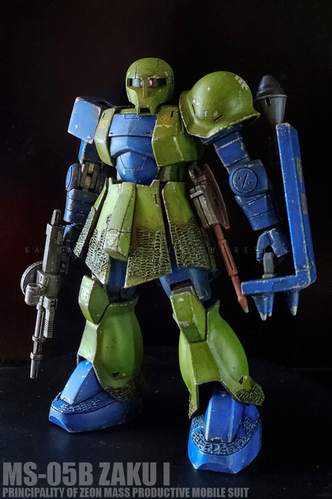 筆塗、旧MS-05，2022旧作品–3枚目/制作者：Kamman