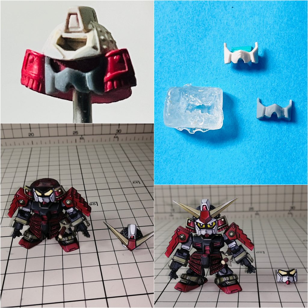 顔も、アタマパーツを分割して、マスクをお湯まる複製wというわけで、顔、手首、腰にネオジムを埋め込み完成となりました。皆様、閲覧頂きありがとうございました。m(._.)m