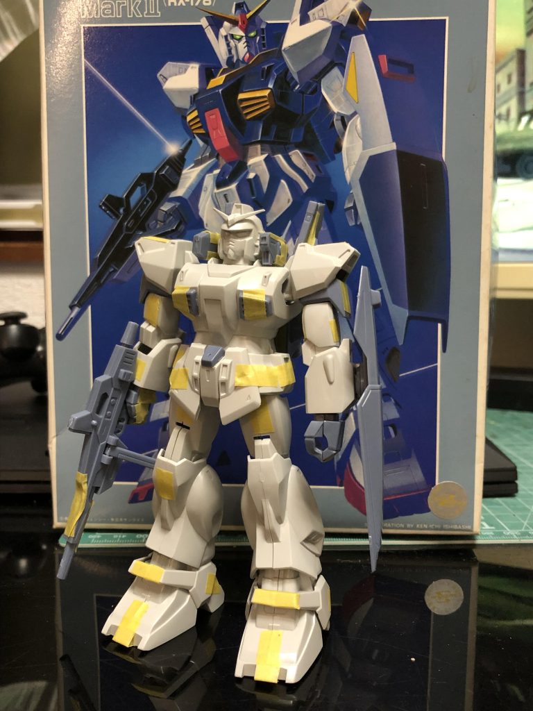 仮組み時、手を加えなくともプロポーションは良好