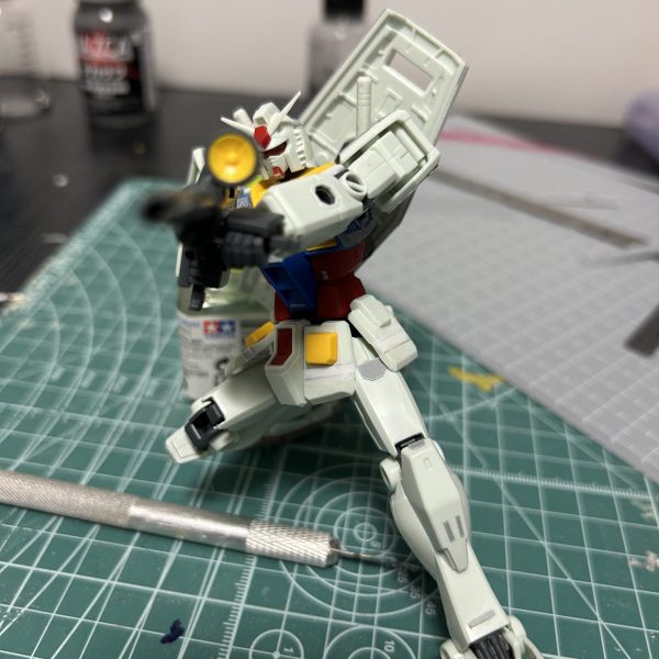 リバイブ版ガンダム　改修中