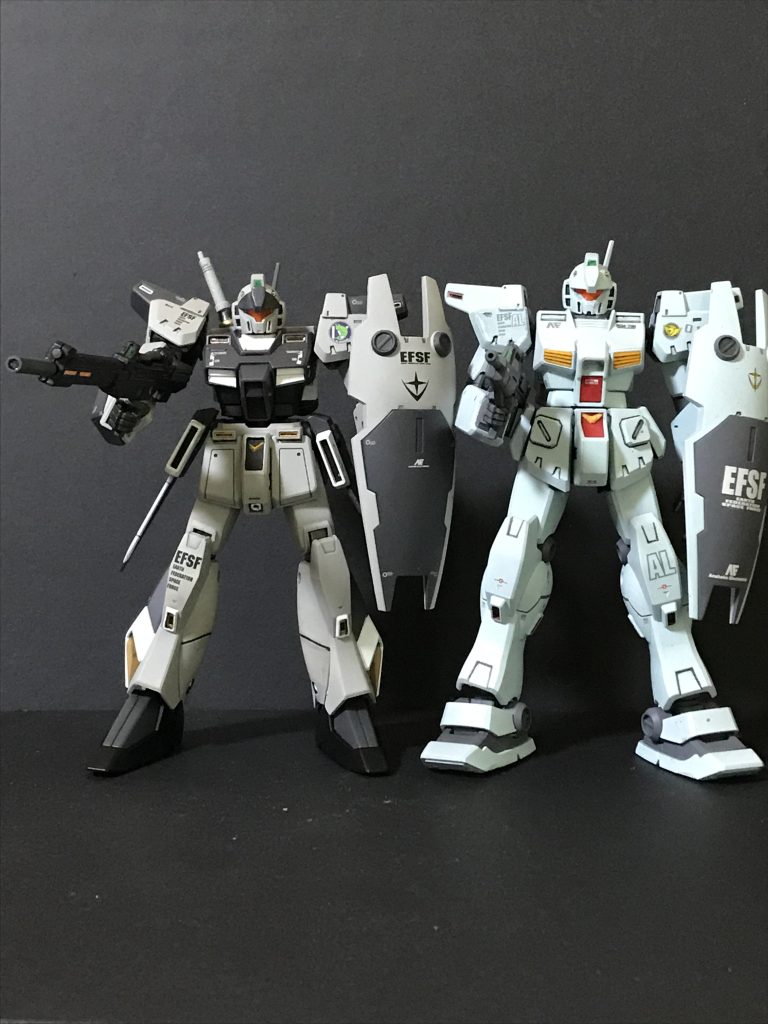 ジムカスタムと2ショット