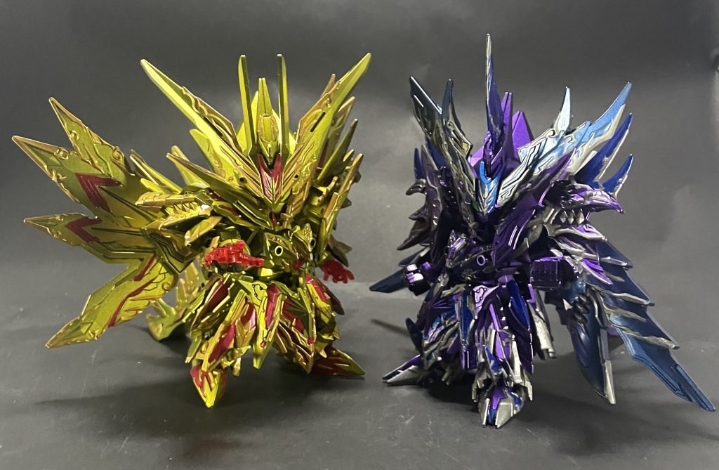 2体並ぶと、壮観です!スペリオルフォーミュラーファイナルドラゴンへの変形は明日以降にしようと思います🎵