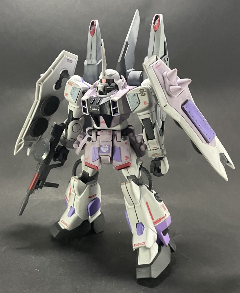 素立ちの状態！全体的にウェザリングマスターを使って、エッジを強調しました😁