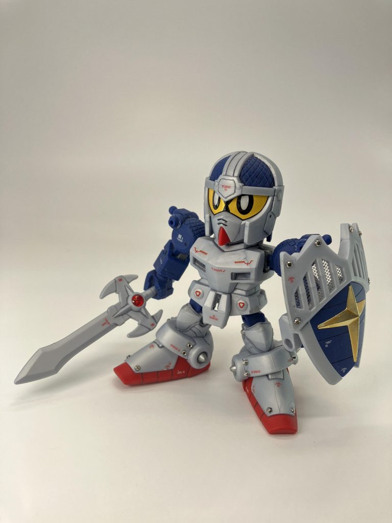 アーマーをキャストオフして軽装へ😉目は前後入れ替えて2種類を選択出来る仕様、これは面白いですね🥰