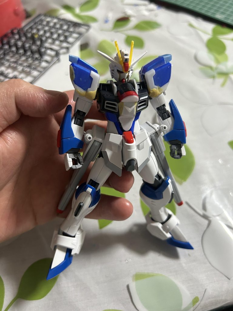 肩をつけるとよりインパルスにはなりましたが首が長かったり足が短かったりでインパルスにはまだ近づかなかったですね……