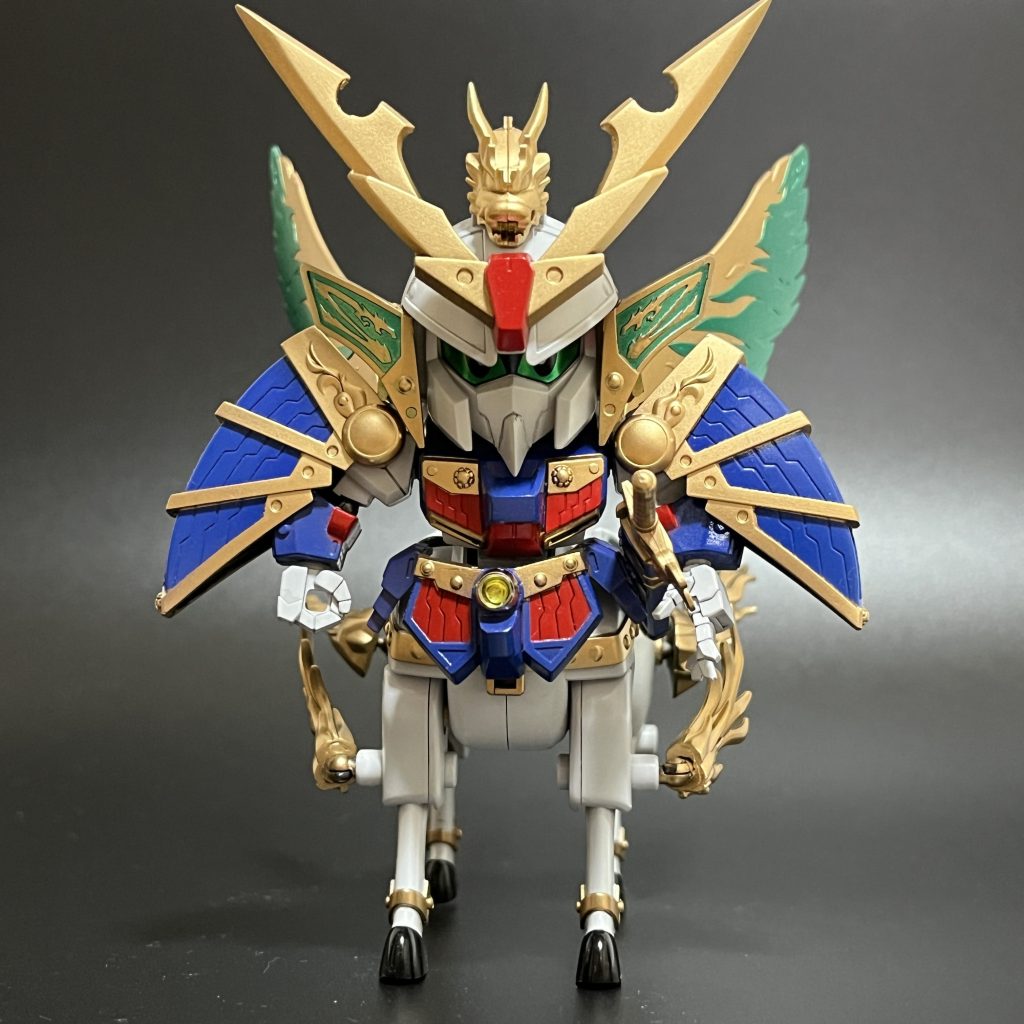 正面から。当初ケンタウロスはやるつもりでしたが、麒麟児すぺしゃるは途中で思い立ったので本当に完成するかも未知の状態でしたが、やった甲斐がありました^^