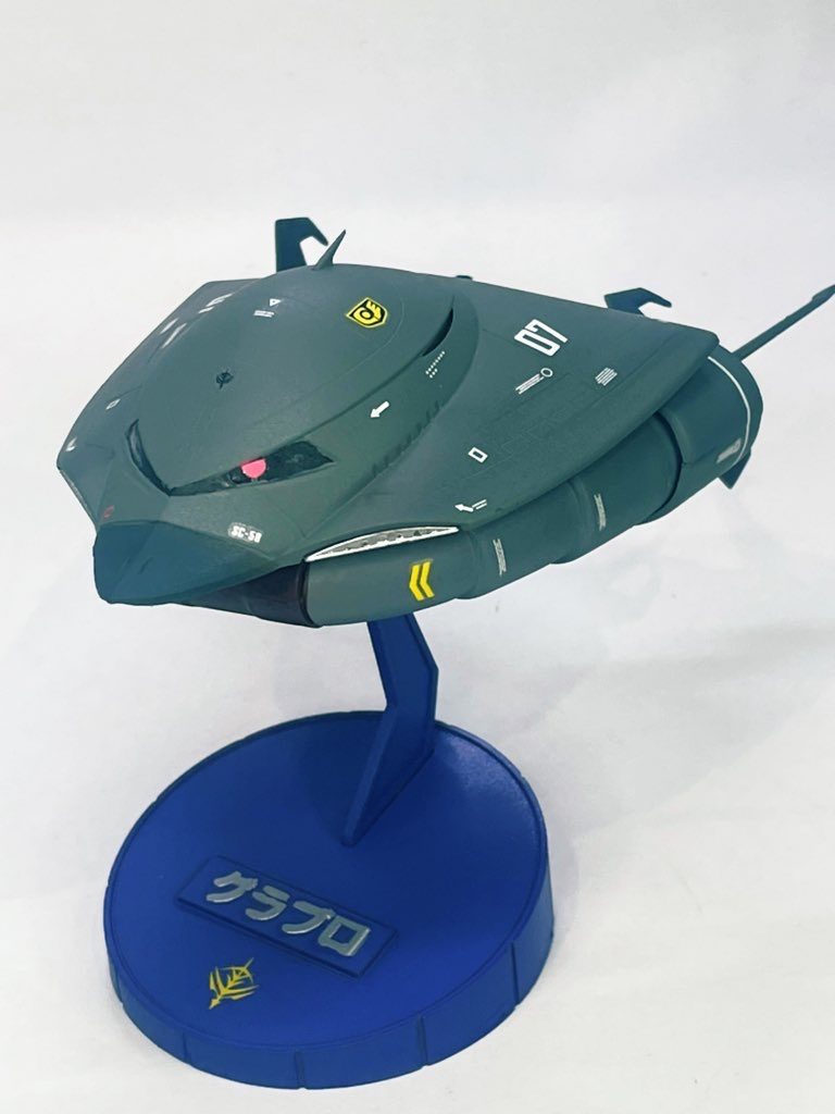 旧キット グラブロをサイクロプス隊をイメージしてリアルカラーに全塗装。海の日にちなんで制作しました。