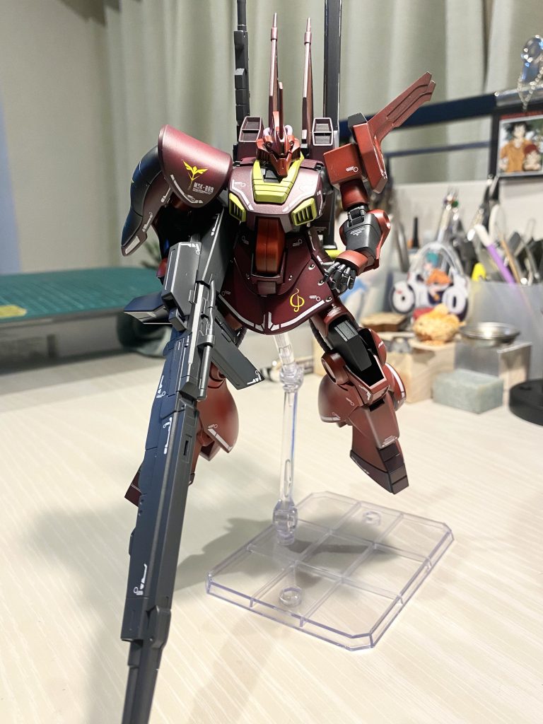 ハイパーメガランチャーは素組でほったらかしてるZガンダムから拝借してきました🐣💨