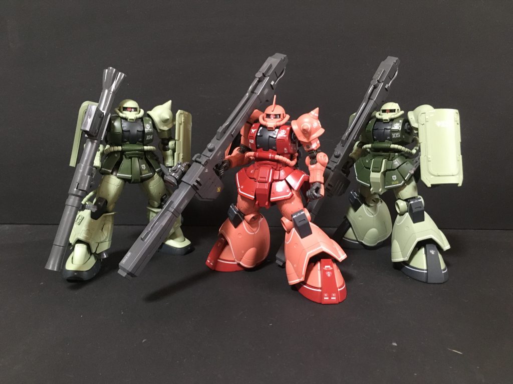 ザク高機動型 シャア大佐部隊の集合ショット。高機動試作RD型 量産カラー https://gumpla.jp/hg/1108556高機動試作RD型 シャア専用機 https://gumpla.jp/hg/2003233高機動R型 量産カラー https://gumpla.jp/hg/1108551