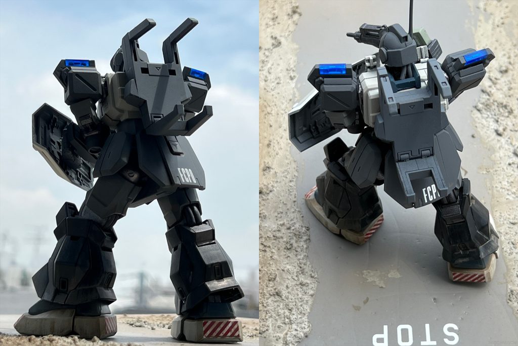 バックパックは陸戦型ガンダムから。