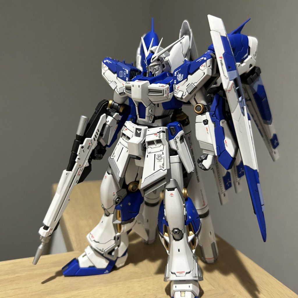 〈海外キット完成品Hiニューガンダム似？〉スカイディフェンダーオマケ付き 海外キット完成品Hiニューガンダム似？〉スカイディフェンダー