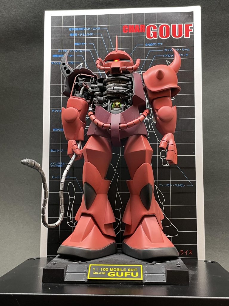 塗装済み完成品　HG　シャア専用　グフ HGシャア専用 グフ高機動型｜ロメオ8さんのガンプラ作品