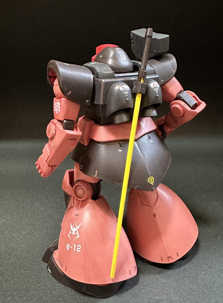 最初は見慣れない色だなぁと思っていましたが、作っているうちに好きになってきました。よい成形色だと思います。