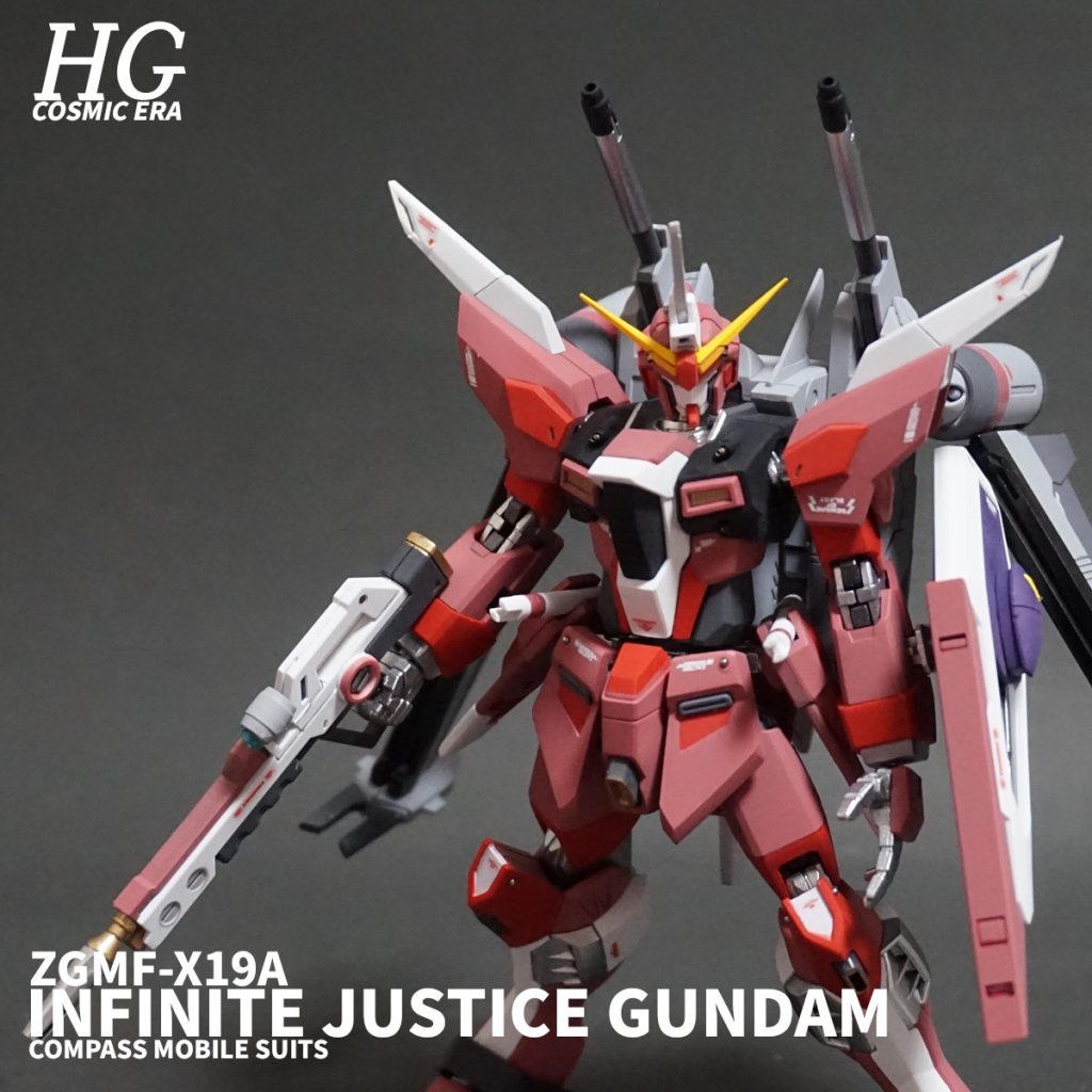 HGCE インフィニットジャスティスガンダム弐式–2枚目/制作者：@Under_NM_Design
