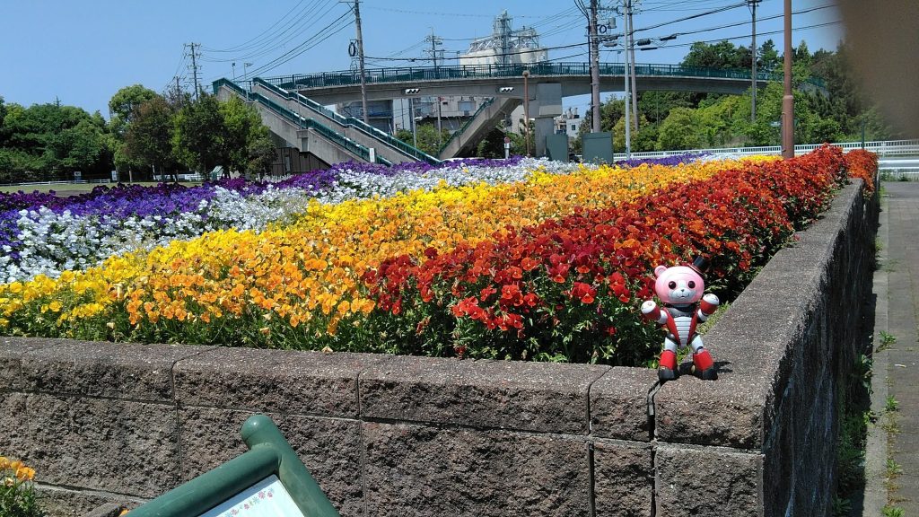 名古屋ワイルドフラワーガーデンにて