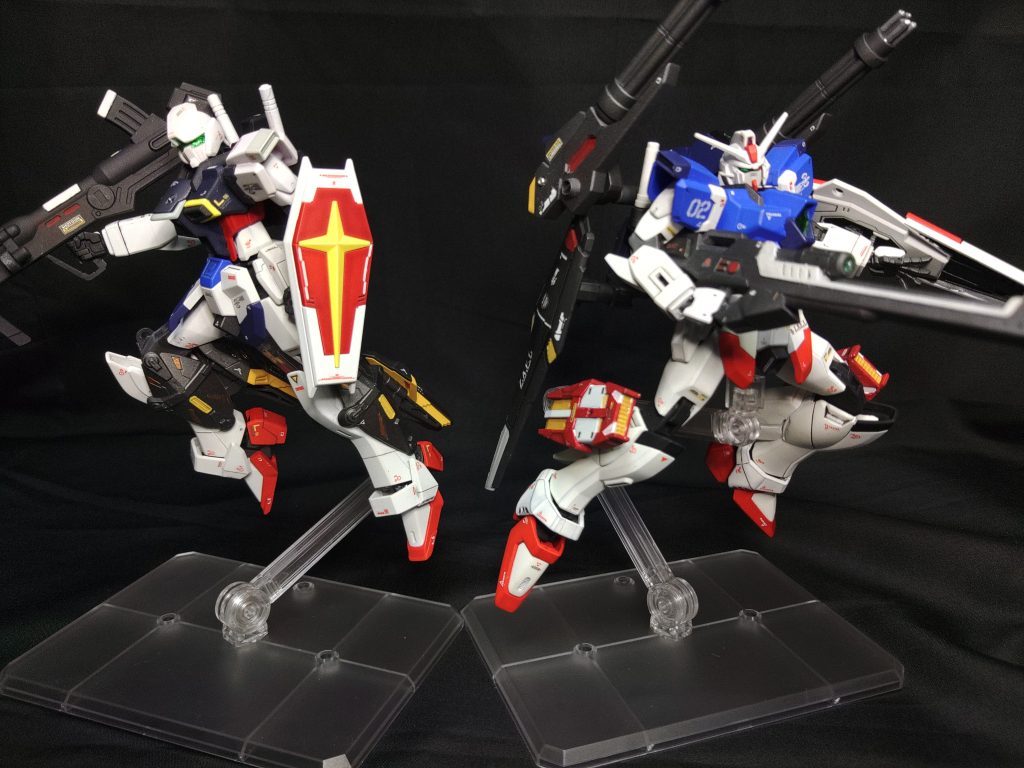 各シルエット同士の換装も可能　と言っても下半身の特性が変わるだけですが……