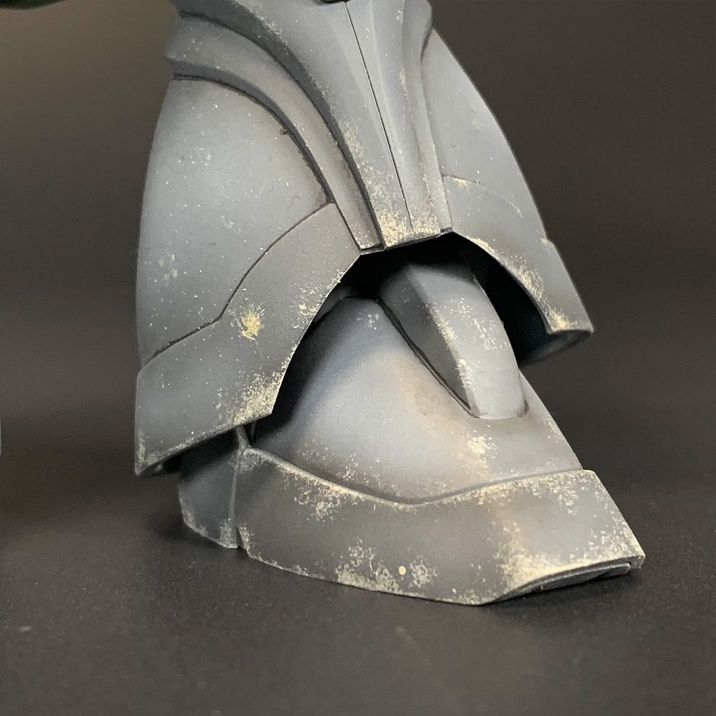 ゲルググマリーネ 黒立上げ風塗装 MS-14F GELGOOG HGUC 1/144–4枚目/制作者:むいち