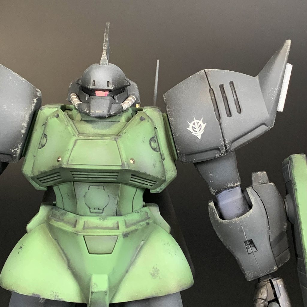 ゲルググマリーネ 黒立上げ風塗装 MS-14F GELGOOG HGUC 1/144–5枚目/制作者:むいち