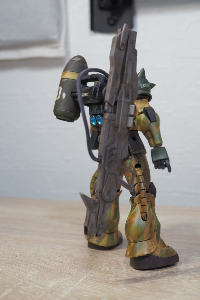 ビーム砲もかなり汚しました（笑）