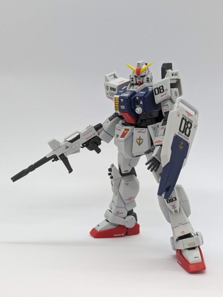 汚す前の「陸戦くん」😊ライフル持って決めポーズ!