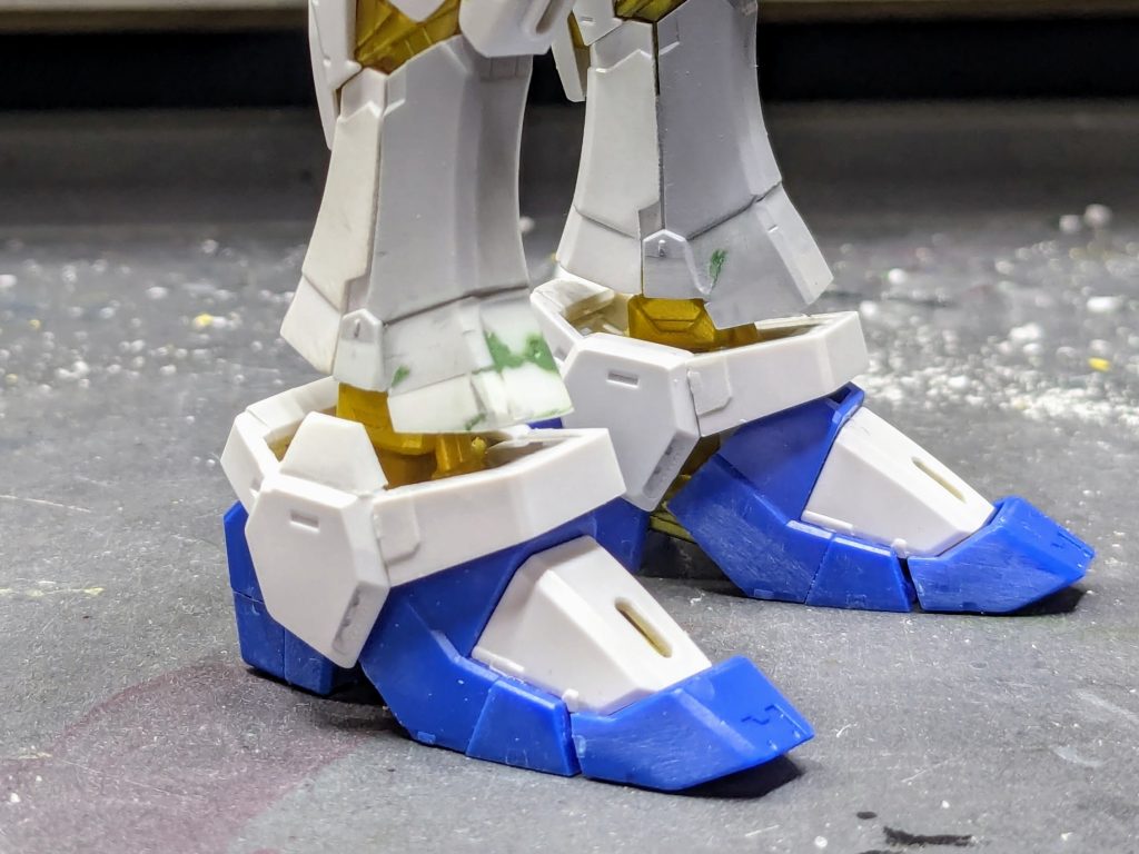 足の延長作業、上手くいきそうな予感がしてきたとき