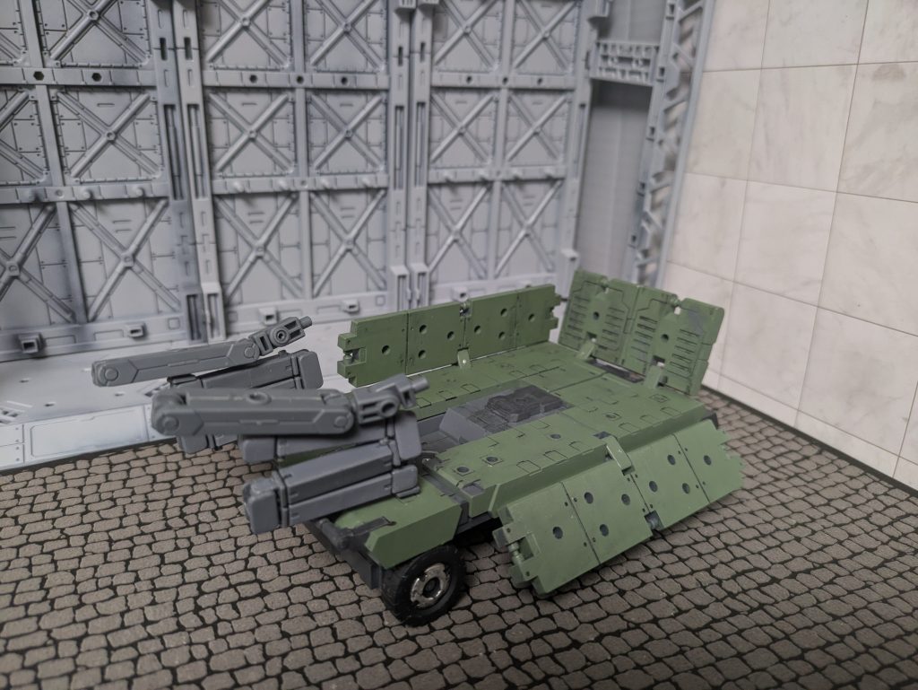 荷台部分は、エグザビークル(カスタマイズキャリア)をそのまま使用しましたが、