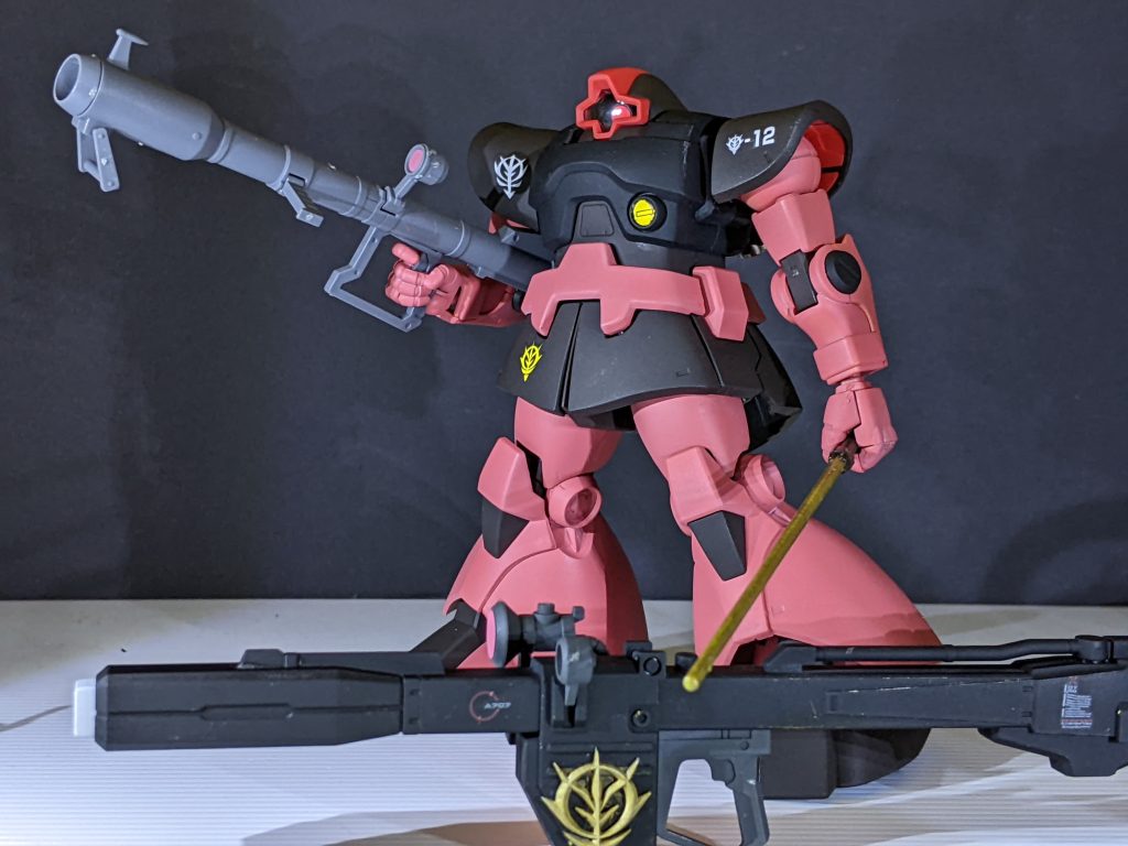 胴体上部の段落ちモールド化と、サフ込みで全塗装、デカール、つや消し仕上げしました。