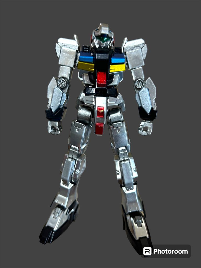 アーマーを外した状態…なんか昔のメタルヒーローっぽいですね🤔www 拙い作品でしたが、最後まで見ていただきありがとうございました♪