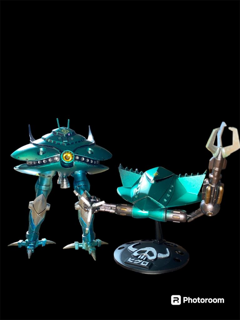 同スケールのビグザムと。カラーは似ています。