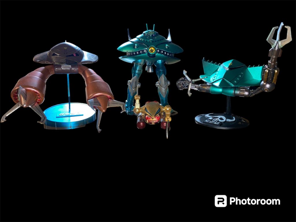 同スケールのモビルアーマー集合しました。