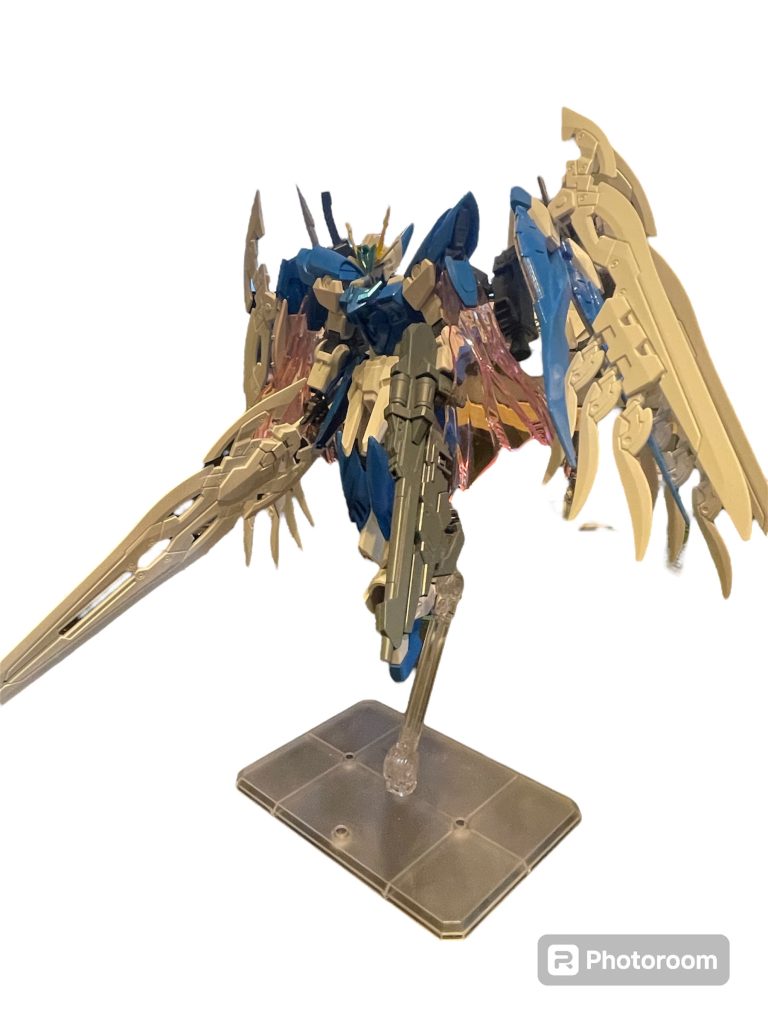 モードチェンジ形態としまして、fiamma blu faderです。これは9年前のホビージャパンの雑誌付録だったカスタムキットを4つ購入して作成しました。ゼロ炎の呼び名がフレイムフェーダーだったので名前の取り方としては安直でそのままにしました。