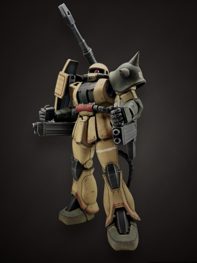 MGザクVer.2.0ハーフキャノン–2枚目/制作者：らるほん