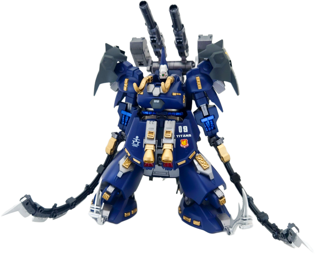 背中のOの武装は分離して大型剣になります。