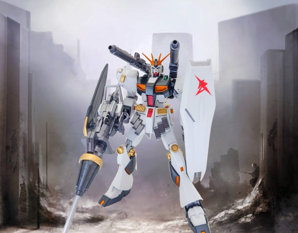 という事で、EG νガンダム( パイルバンカー装備)でした!オリジナリティーを出そうと試行錯誤して、今の形に落ち着いたのですが、満足しております!